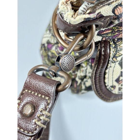 Sakroots by The Sak Crossbody Purse Bag Spirit Desert Owl Peace Canvas Jute - Picture 7 of 16